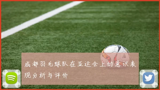 成都羽毛球队在亚运会上的意识表现分析与评价