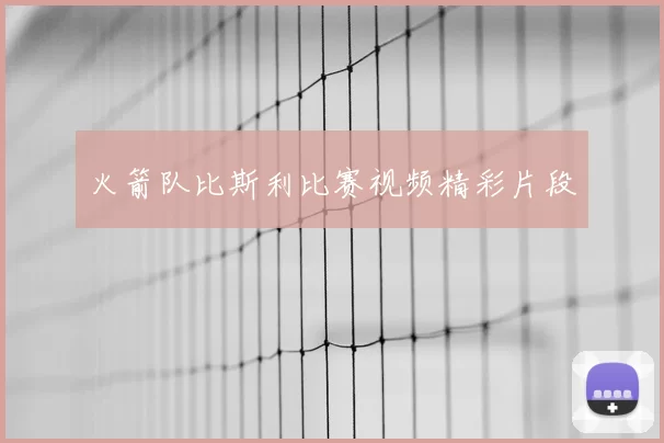 火箭队比斯利比赛视频精彩片段